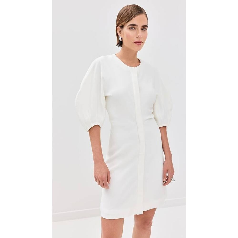 Proenza Schouler Goldie Mini Dress in White 4 - Picture 3 of 3